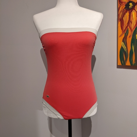 Lacoste Swimsuit. Size 40. EUC. - Picture 5 of 9